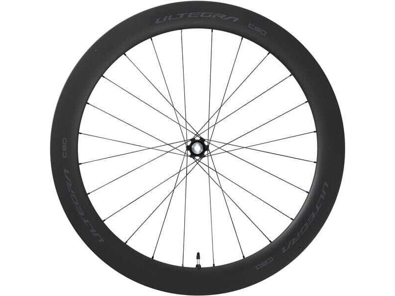 Shimano Parts WH-R8170-C60-TL Ultegra disc Carbon clincher 60 mm, front 12x100 mm click to zoom image