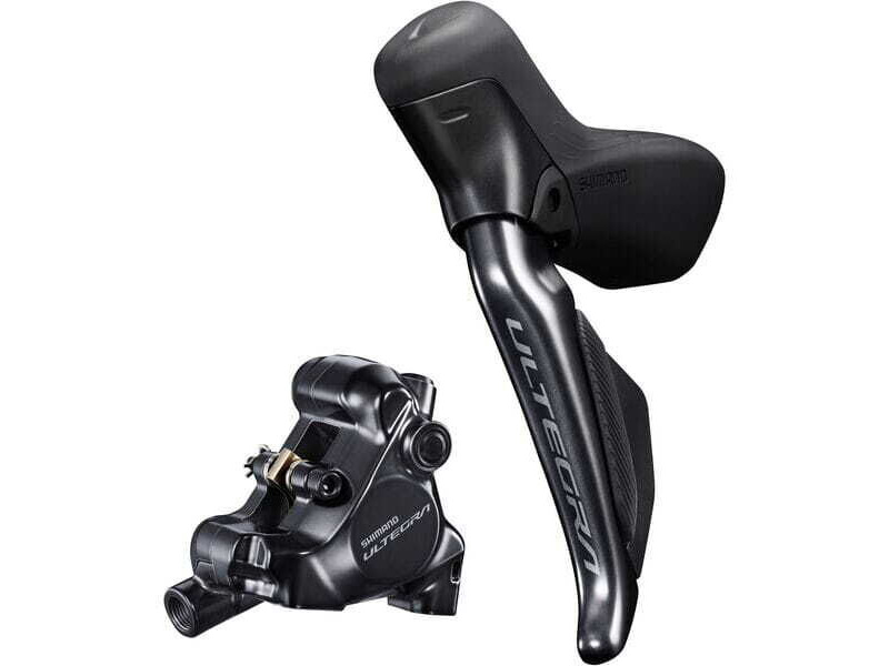 Shimano Parts ST-R8170 bled hydraulic disc, Di2 E-tube STI set, flat mount calliper, LH rear click to zoom image