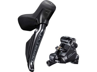 Shimano Parts ST-R8170 bled hydraulic disc, Di2 E-tube STI set, flat mount calliper, RH front