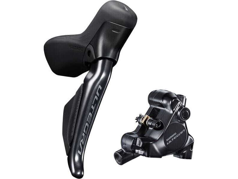 Shimano Parts ST-R8170 bled hydraulic disc, Di2 E-tube STI set, flat mount calliper, RH front click to zoom image